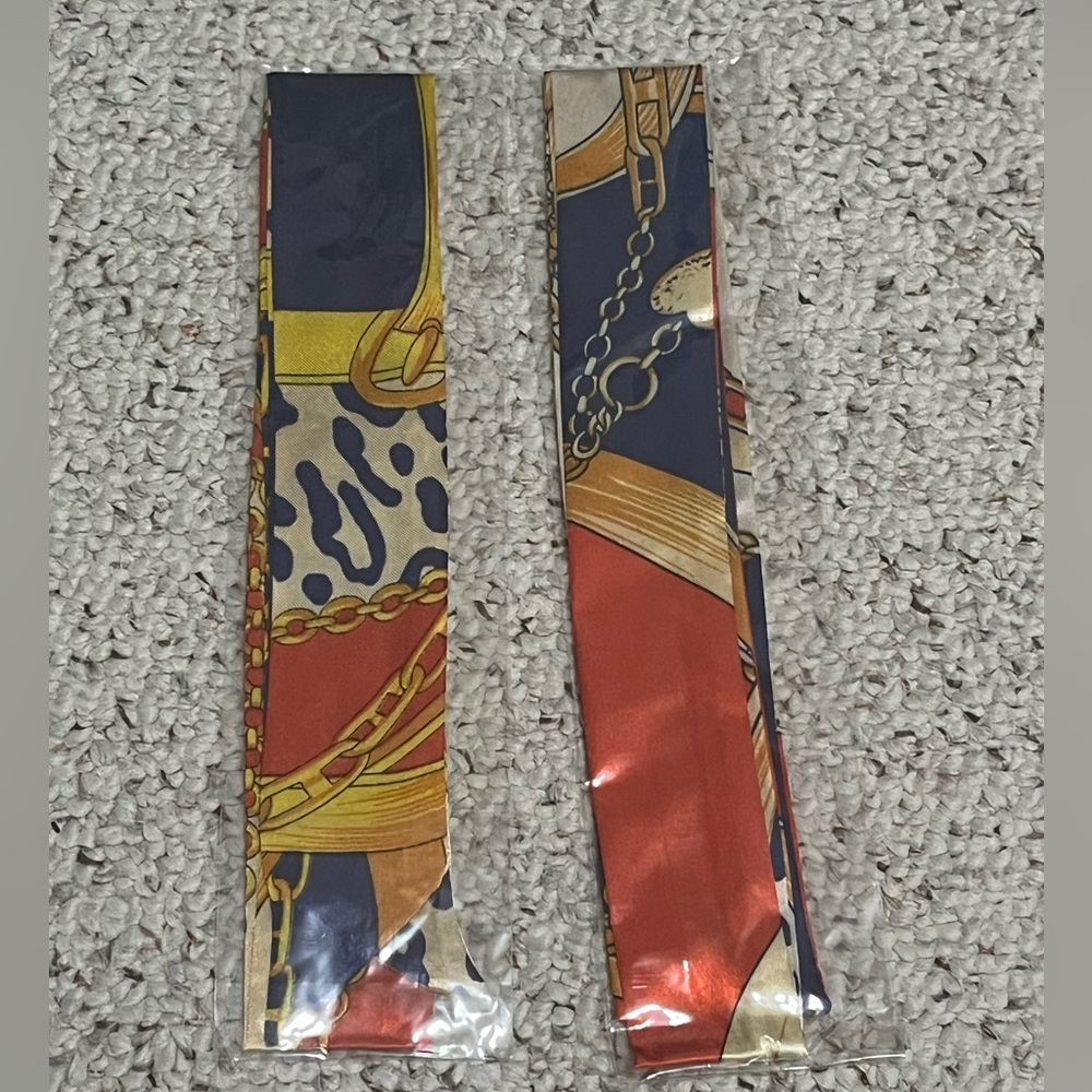 Twilly for bags, tie, hair, etc. 1 pair (2pcs)